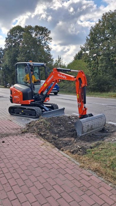 Usługi minikoparką