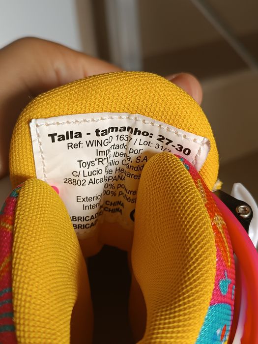 Patins em linha em excelente estado