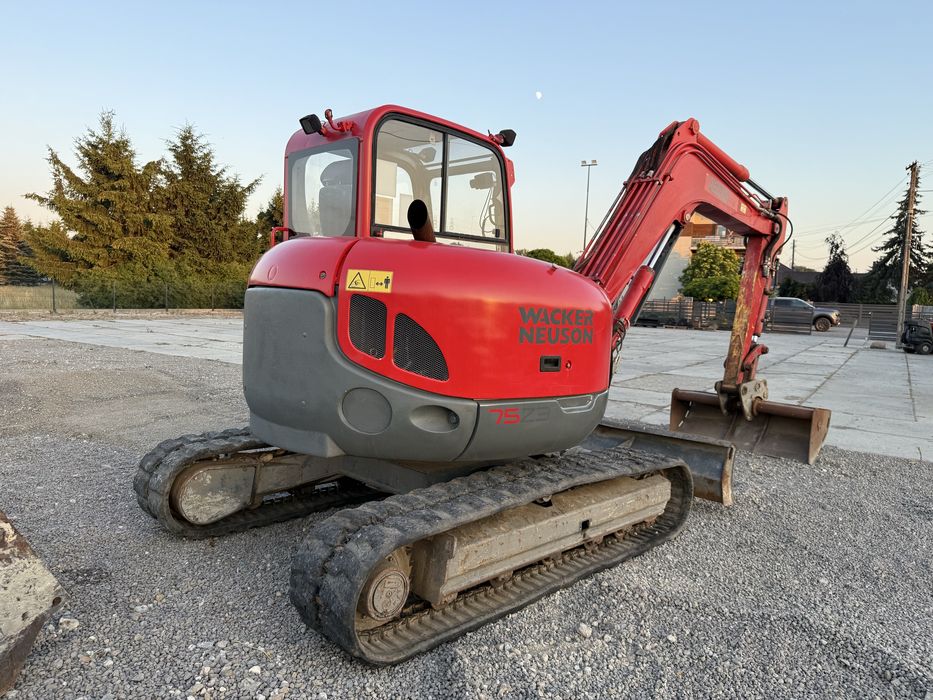 WACKER NEUSON 75Z3 rok:2014 minikoparka koparka jcb kubota bobcat yanmar cat komatsu