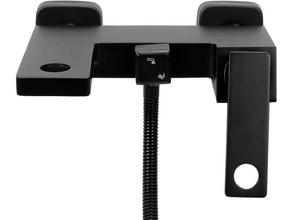 Kran bateria wannowa prysznicowa czarna noir