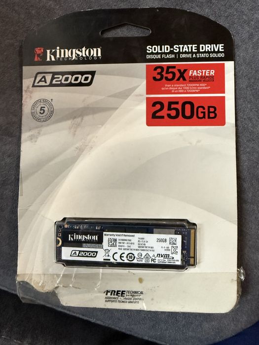 SSD m2 nvm 250 gb