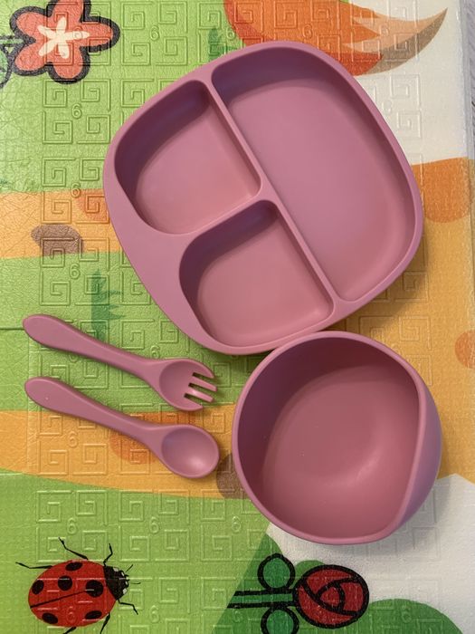 Посуд дитячий силіконовий