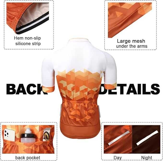 Zestaw koszulka i spodenki rowerowe HOMTOL dla mężczyzn roz. 4XL