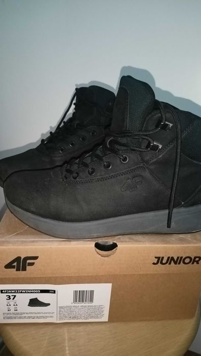 Buty zimowe 4F Junior Czarne rozmiar 37