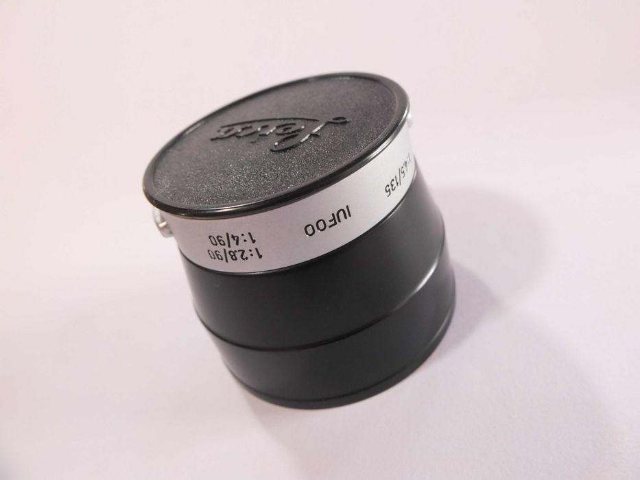 Para-sol Leica IUFOO para Leica Elmarite 90mm, Leica M3