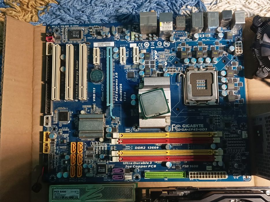 Asus DirectCu2, Inno3D 9600GT, DDR2 Gold, мать 775, БП