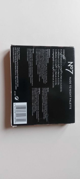 N07 nude to night palette