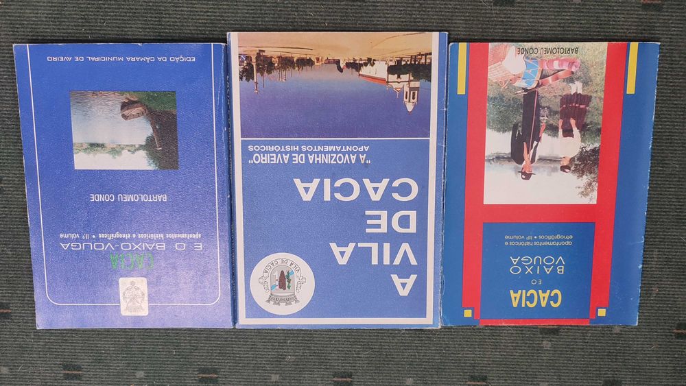 Cacia e o Baixo-Vouga -3 Livros apontamentos Históricos e Etnográficos