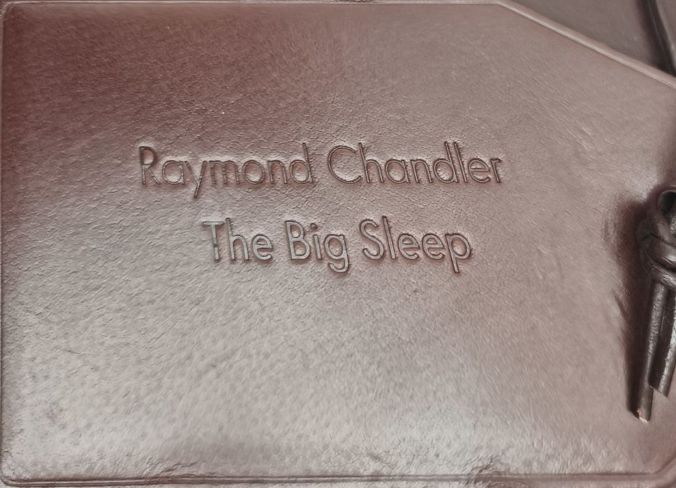 Колекційна книга The Big Sleep (Raymond Chandler) у шкірі від Bill Amb