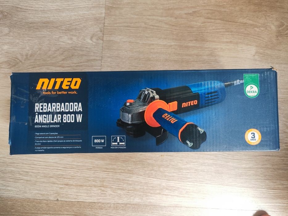 Rebarbadora Angular Niteo 800W – 125 mm