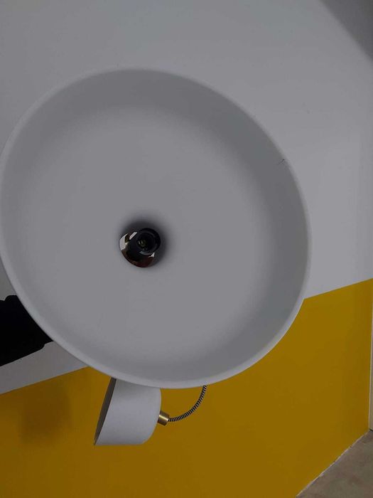 Candeeiro suspenço branco beje