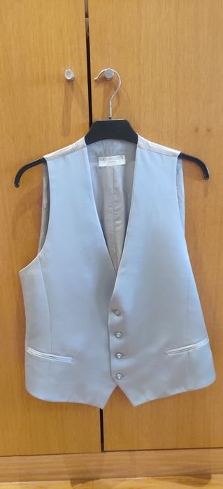 Colete casamento noivo prata - Carlo Pignatelli