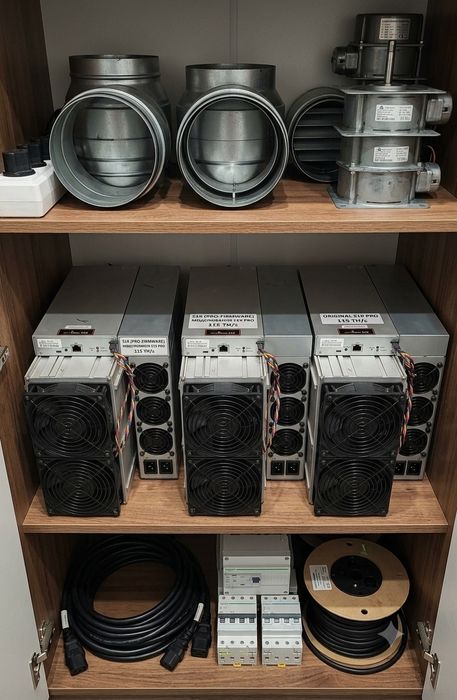 Майже нові ASIC Antminer S19 / S19 Pro 115TH (5 шт)