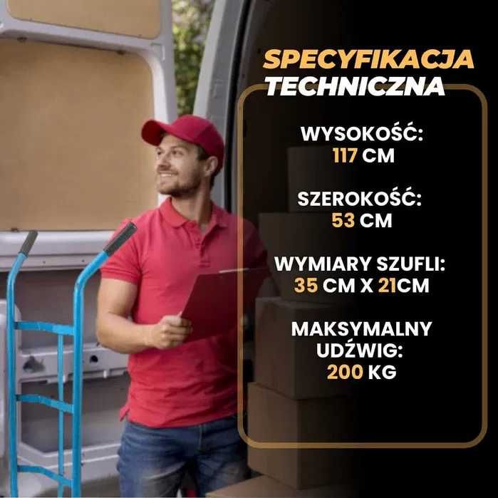 wózek transportowy metalowy magazynowy młynarka towarowy do 200 kg