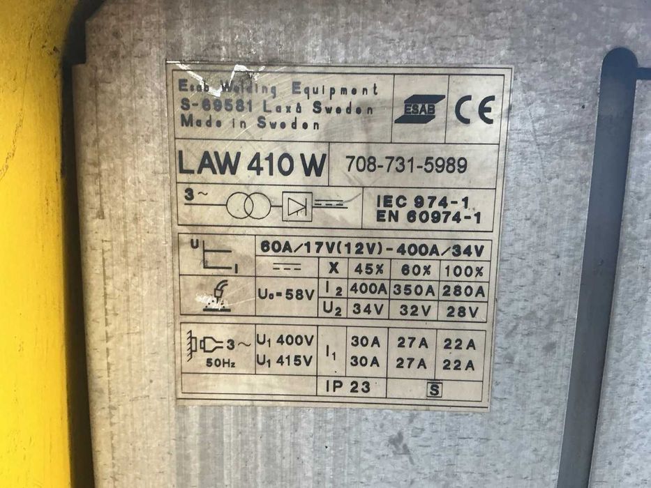 Spawarka ESAB LAW 410 W
