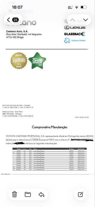 Em excelente estado lexus CT200