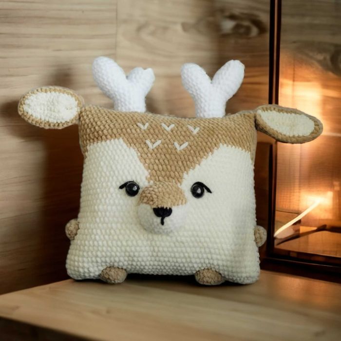 Подушка олень мягкая игрушка антистресс SoftToy