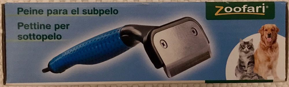 Escova para remoção de subpelo