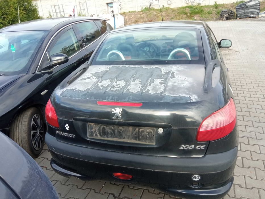 Peugeot 206CC 2002 NA CZĘŚCI