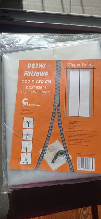 Drzwi foliowe na zamek(remont)