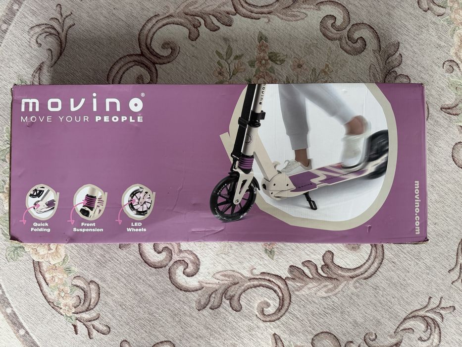 Самокат Movino City Light Beige Pink