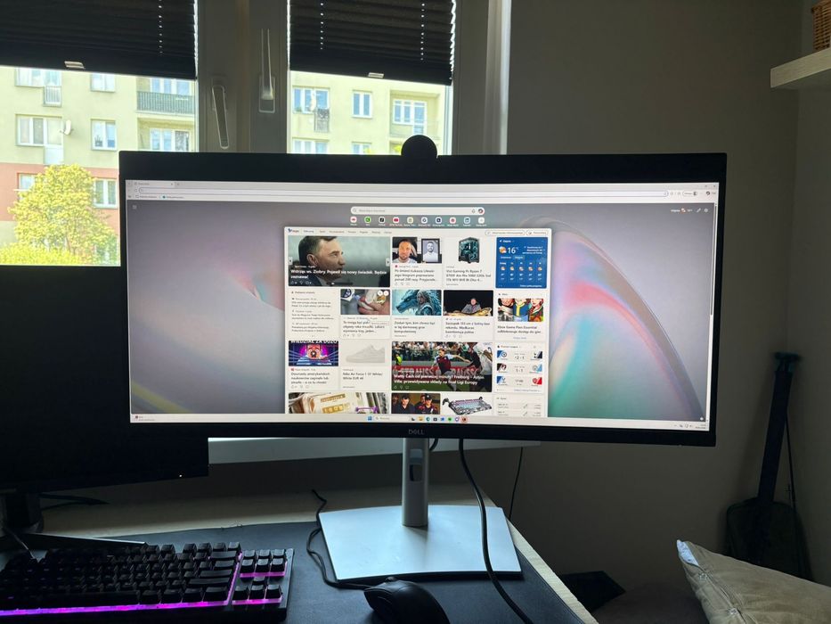 Zakrzywiony monitor  DELL PRO 34 PLUS P3424WEB 4K UWQHD IPS KAMERA USB-C]