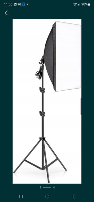 Softbox lampa fotograficzna do zdjęć że statywem