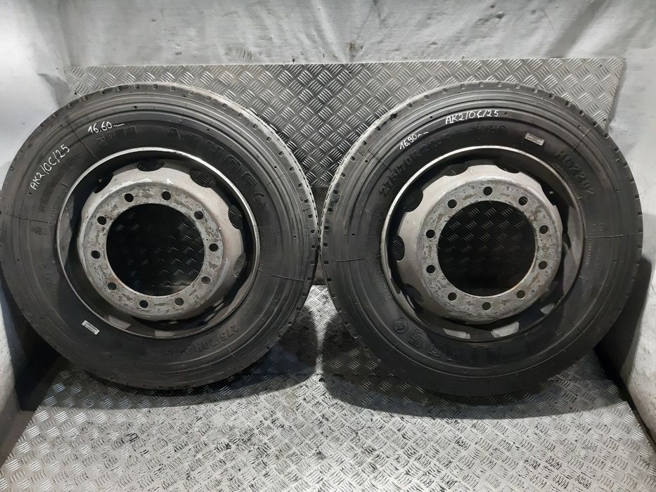 Koła Felgi 2X Opony Cieżarowe Athos Hg2202 275/70 R22.5 2024R
