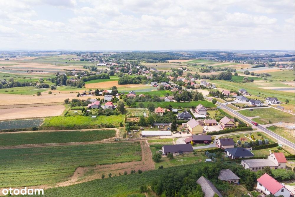 Prostokątna działka budowlana - Widok 3