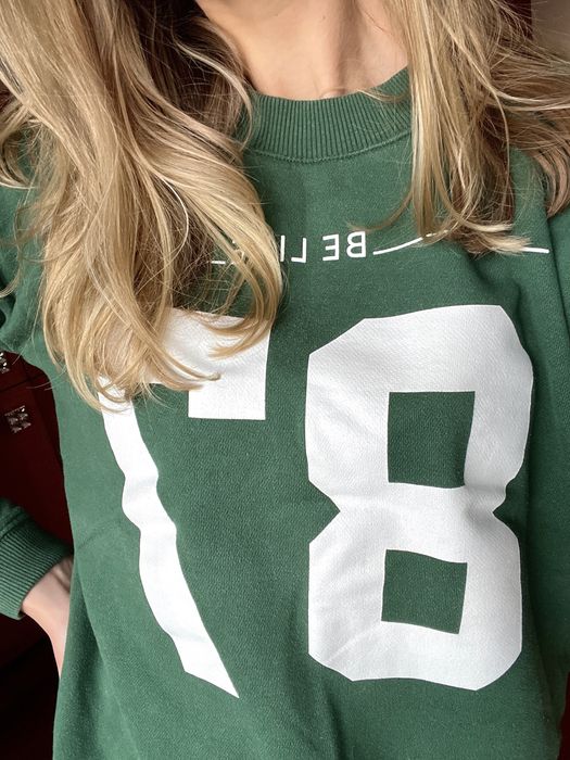 Zielona bluza Pull & Bear