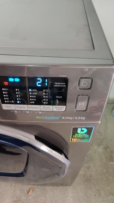 Pralko suszarka Samsung Eco bubble AD Wash A+++ 8kg prania 4.5 suszeni