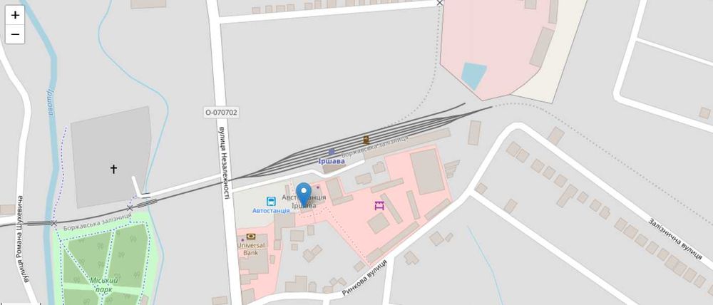 Магазин 21кв.м Іршава, вул.Незалежності,42Е біля автостанції ТЕРМІНОВО