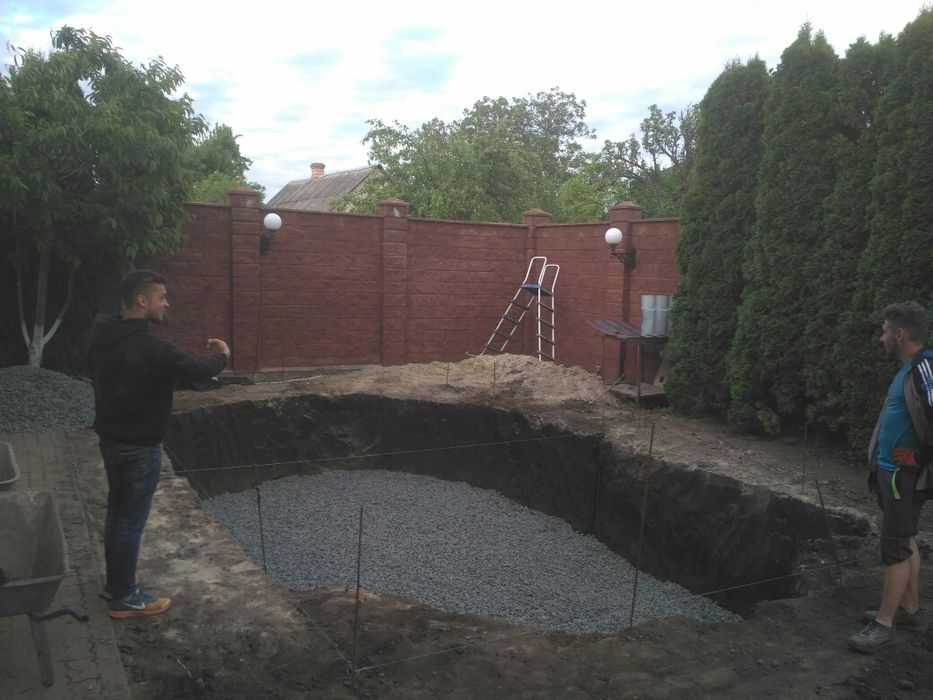 Копання вручну траншей, септиків тощо. Планування. Земляні роботи