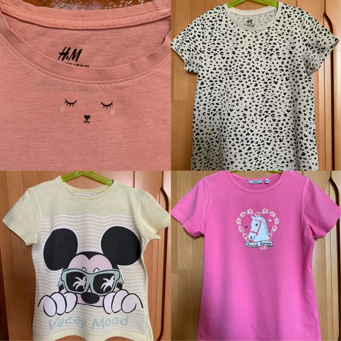 Футболки H&M Karstadt Sinsay на 8-10 років (134-140 см)