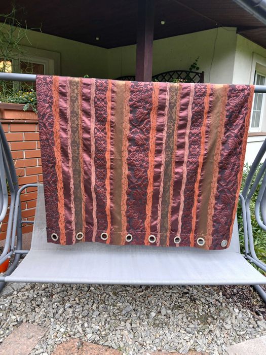 2 modne  zasłony na kółkach