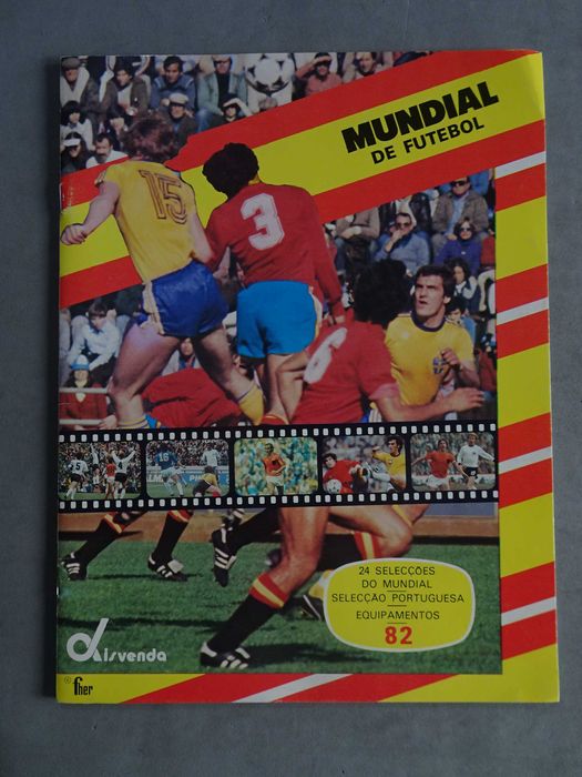 Caderneta de cromos vazia Mundial de Futebol Espanha 82 - Disvenda