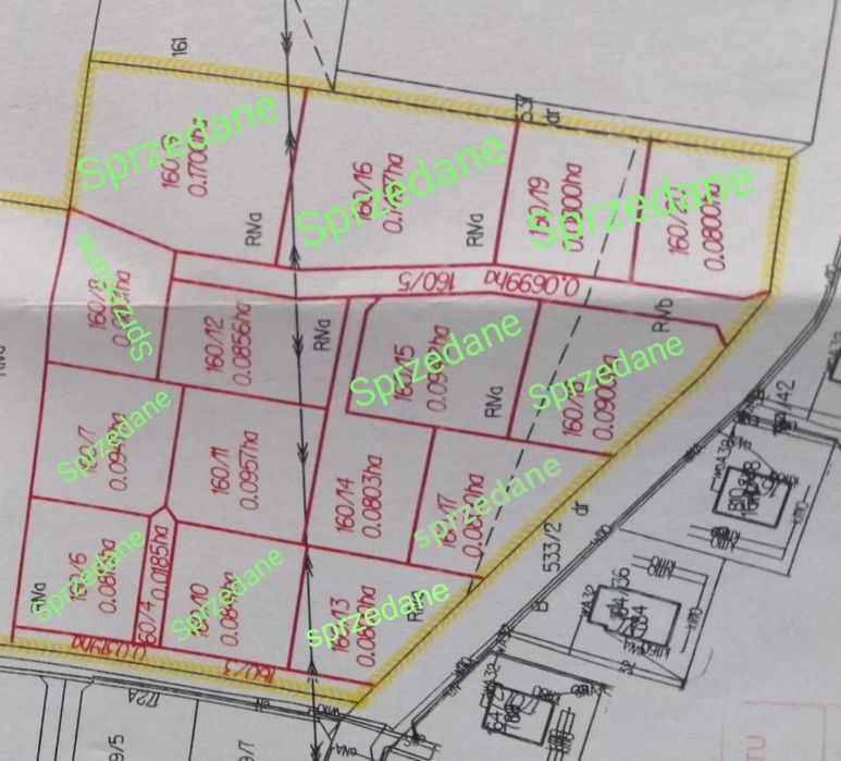 Działka budowlana Poniatowice