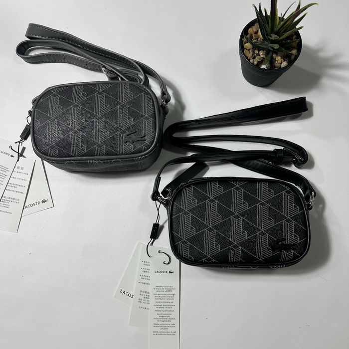 Сумка Lacoste Monogram маленька сумка лакост монограмна месенджер