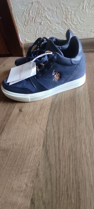 Кросівки кеди утеплені бренд polo
