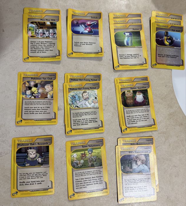 Cartas Pokémon Base Set e Expedition Base Set