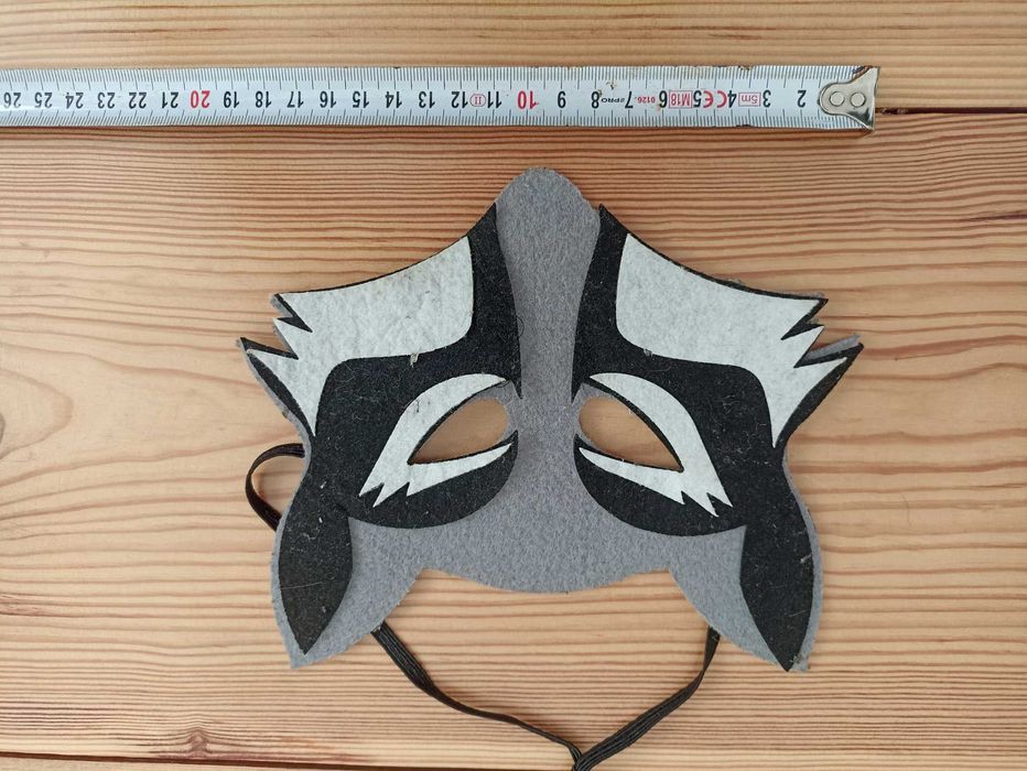 Kostium maska wilka filcowa