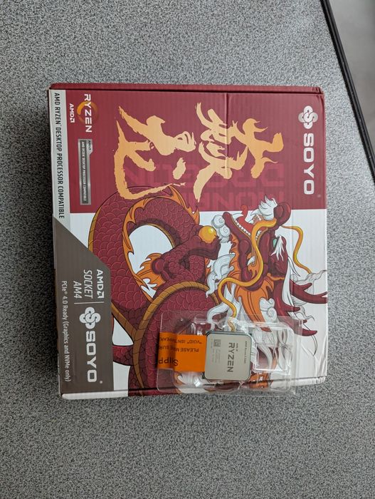 Процесор Ryzen 5500 + Soyo b550m + deepcool ag400