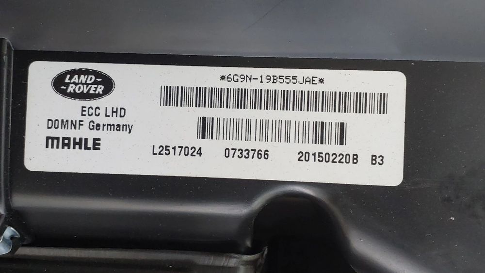 Chauffage / sofagem completa LAND ROVER Range Rover Evoque (L538)
