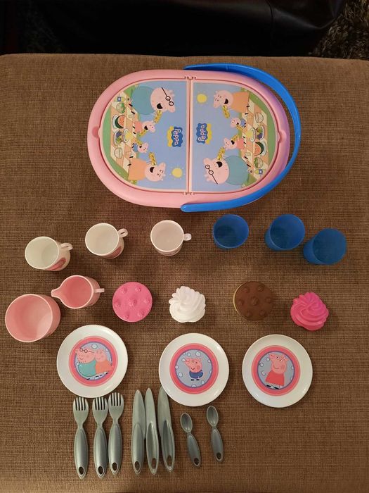 Cesto de Piquenique da Porquinha Peppa