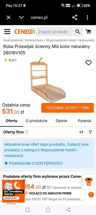 Przewijak ścienny