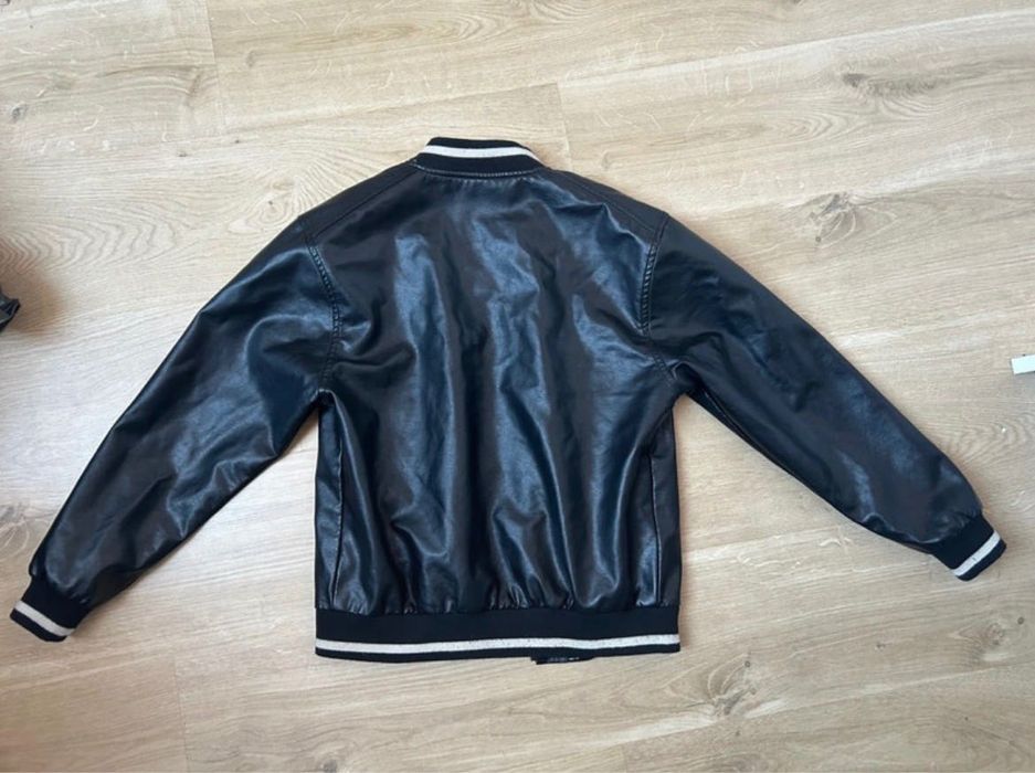 Chłopięca/ unisex kurtka z eco skóry