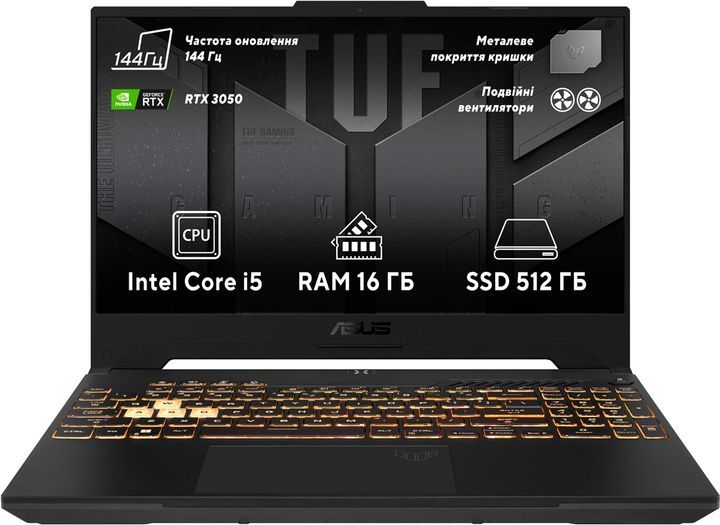 Ноутбук ASUS TUF Gaming F15 FX507Z