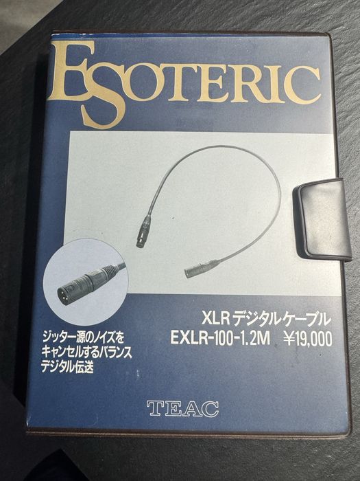Kabel cyfrowy AES/EBU Esoteric Teac EXLR-100 1,2m