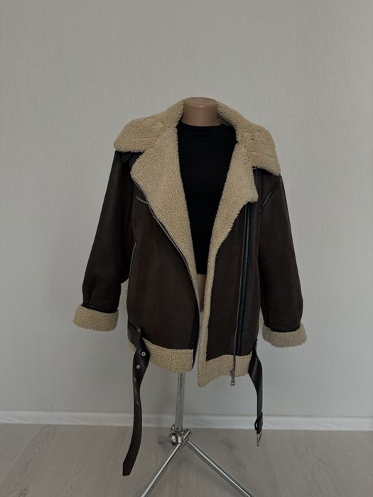 Трендова оверсайз дублянка Zara