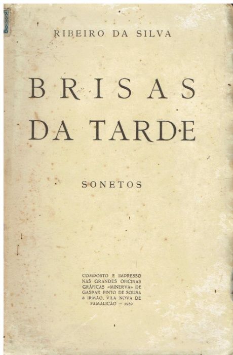 8824 Brisas da Tarde - Sonetos de Ribeiro da Silva